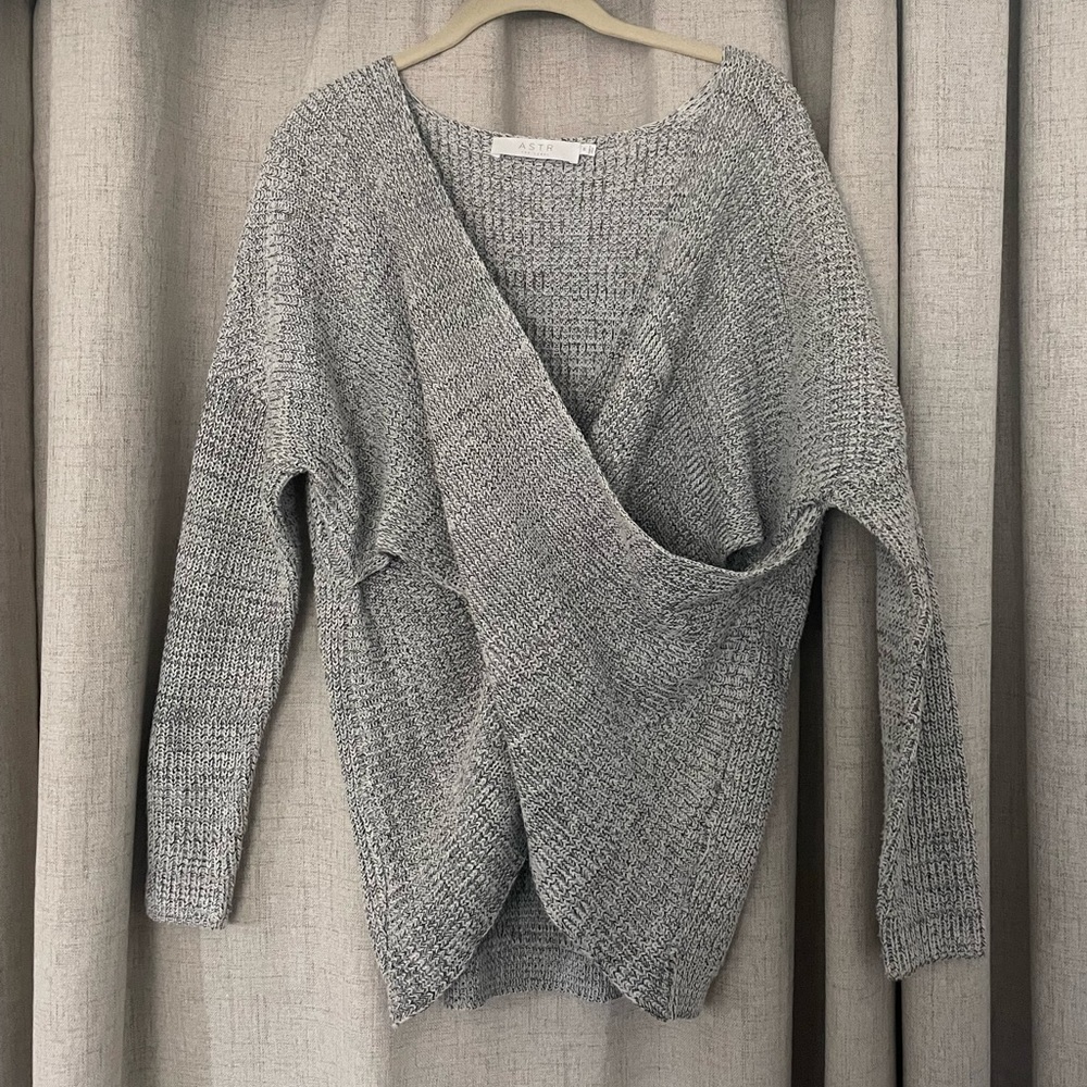 NWOT Wrap sweater